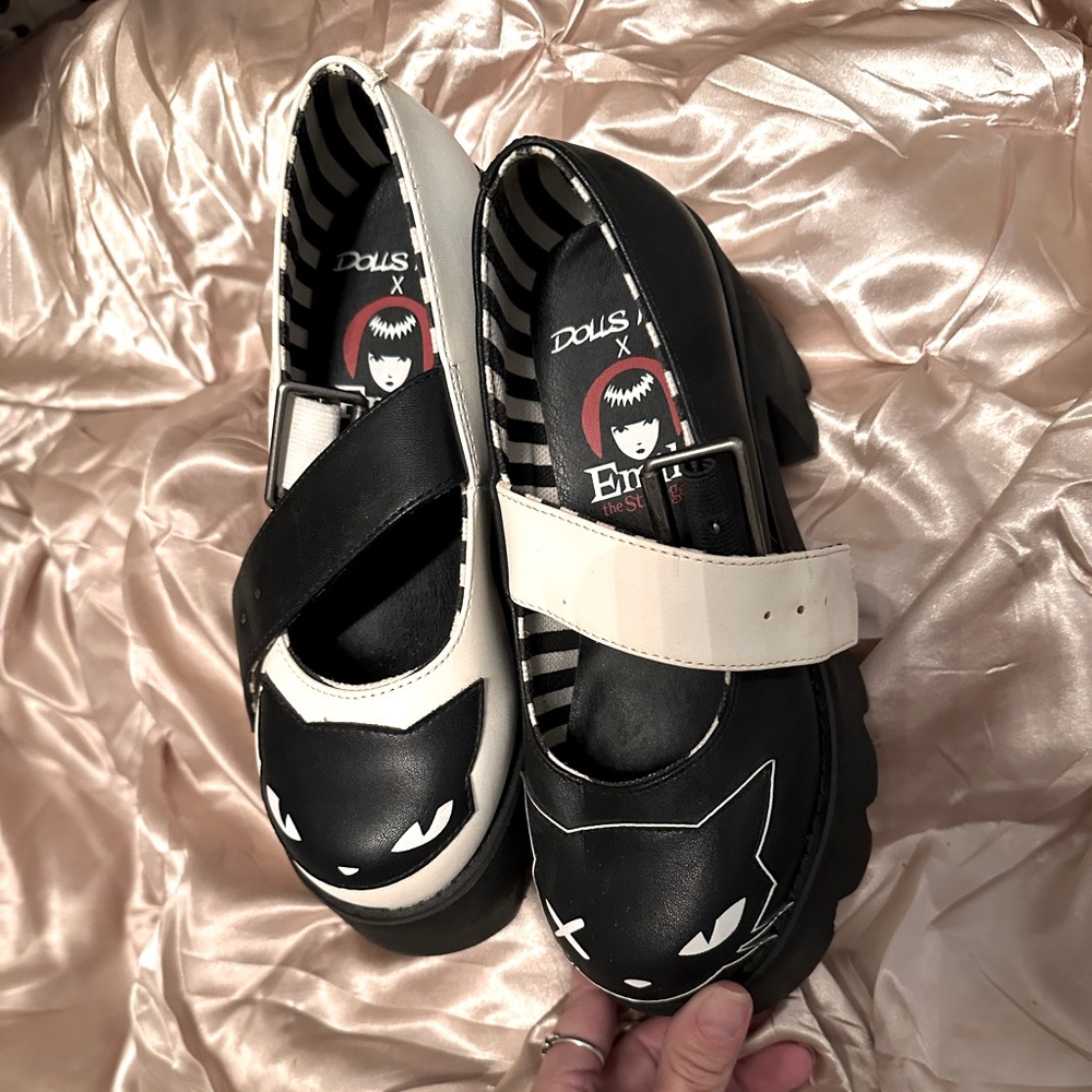 Dolls Kill x Emily The Strange Platform Mary Janes